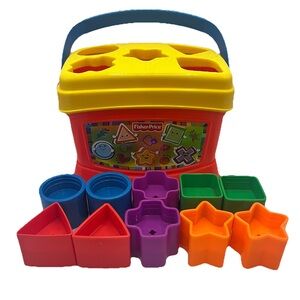 Vintage 2006 Fisher-Price Baby’s First Blocks Shape Sorter Star Circle Square